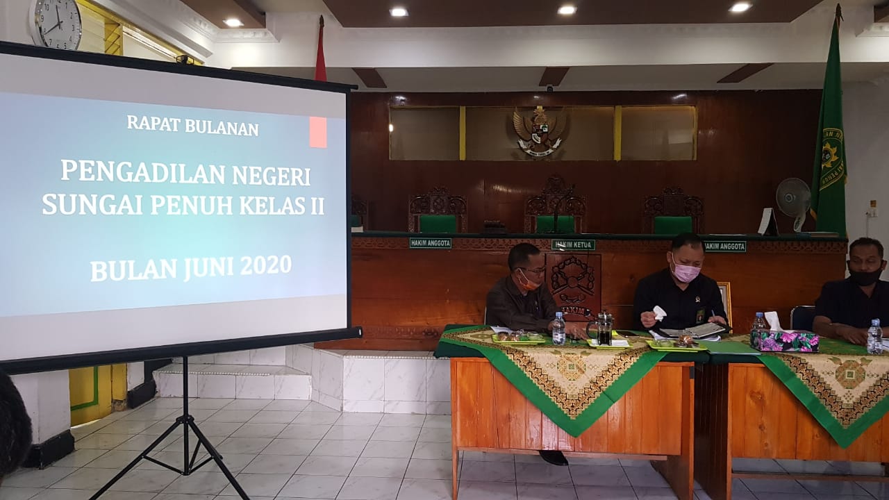 Rapat Bulanan Pengadilan Negeri Sungai Penuh